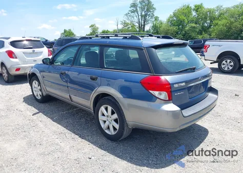 2008 Subaru Outback 2.5I/2.5I L.l. Bean Edition из США, поврежденный, VIN 4S4BP61C387357722